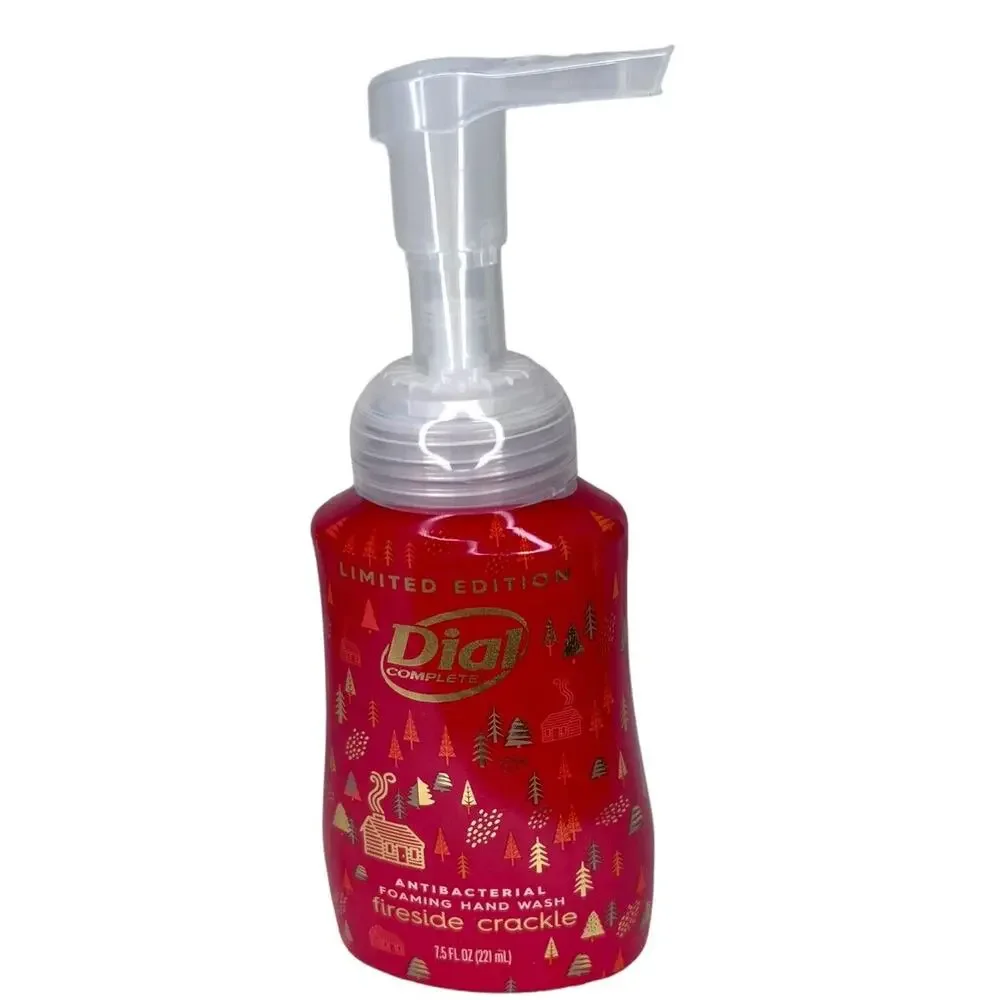 2- DIAL seasonal Limited Edition‎ Foaming Hand Wash 7.5oz Fireside Crackle New